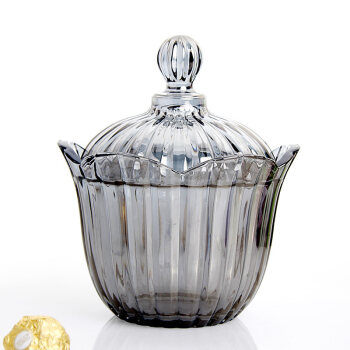 Glass sugar jar